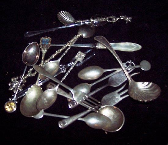 Appraisal: Sundry silver and plated flatware