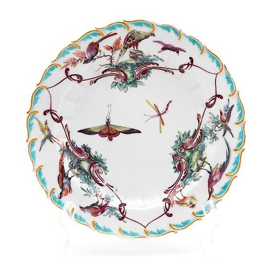 Appraisal: A Chelsea Porcelain Dessert Plate Diameter inches A Chelsea Porcelain