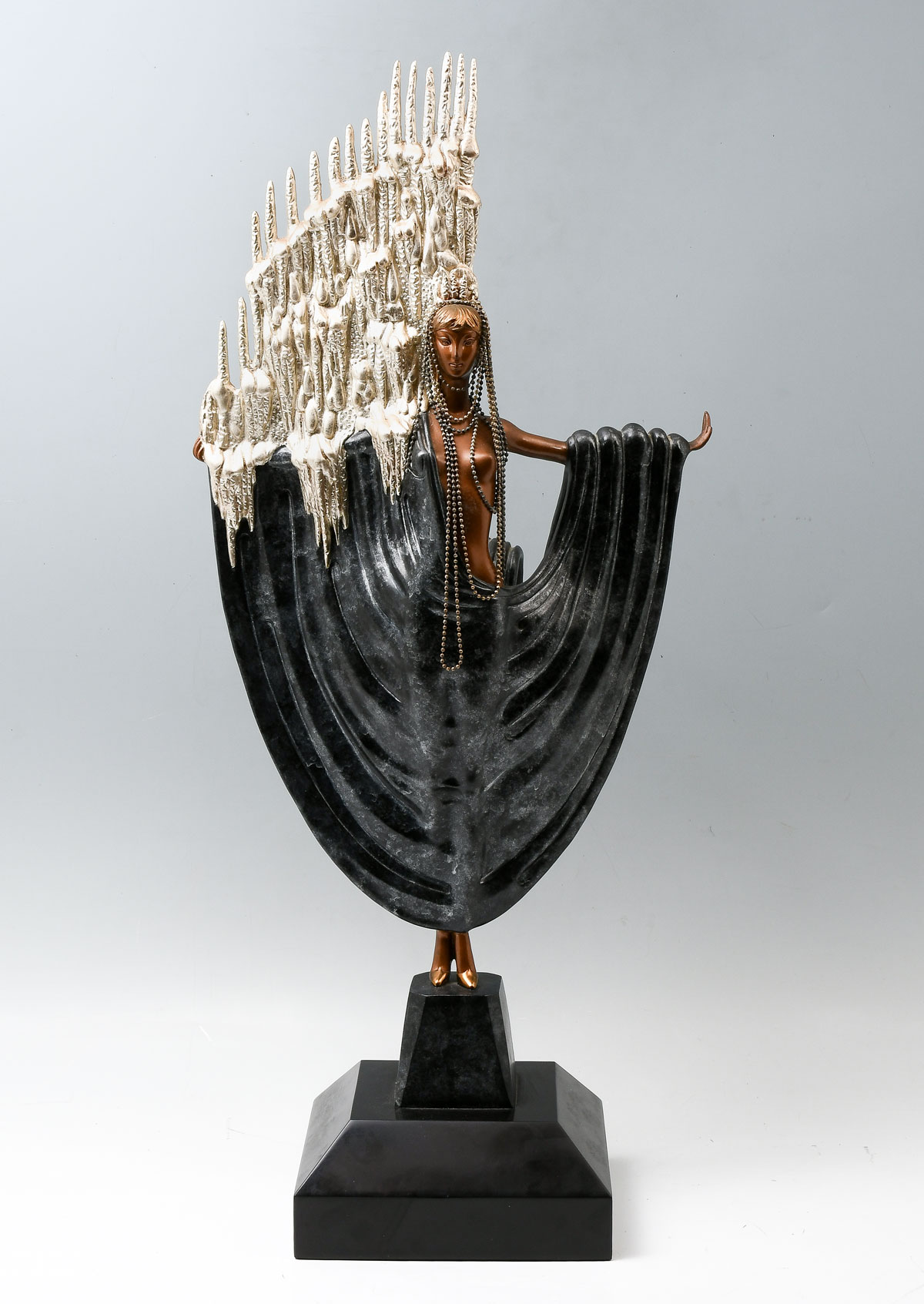 Appraisal: ERTE BRONZE ''ARCTIC SEA'' BRONZE SCULPTURE This graceful Limited Edition