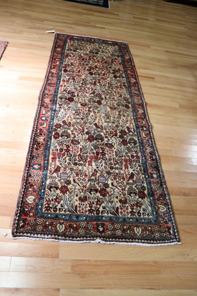 Appraisal: Vintage And Finely Hand Woven Runner Good pile colors and