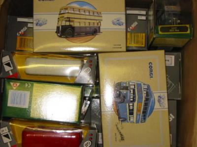 Appraisal: Twenty one Corgi Classics buses and coaches boxed E