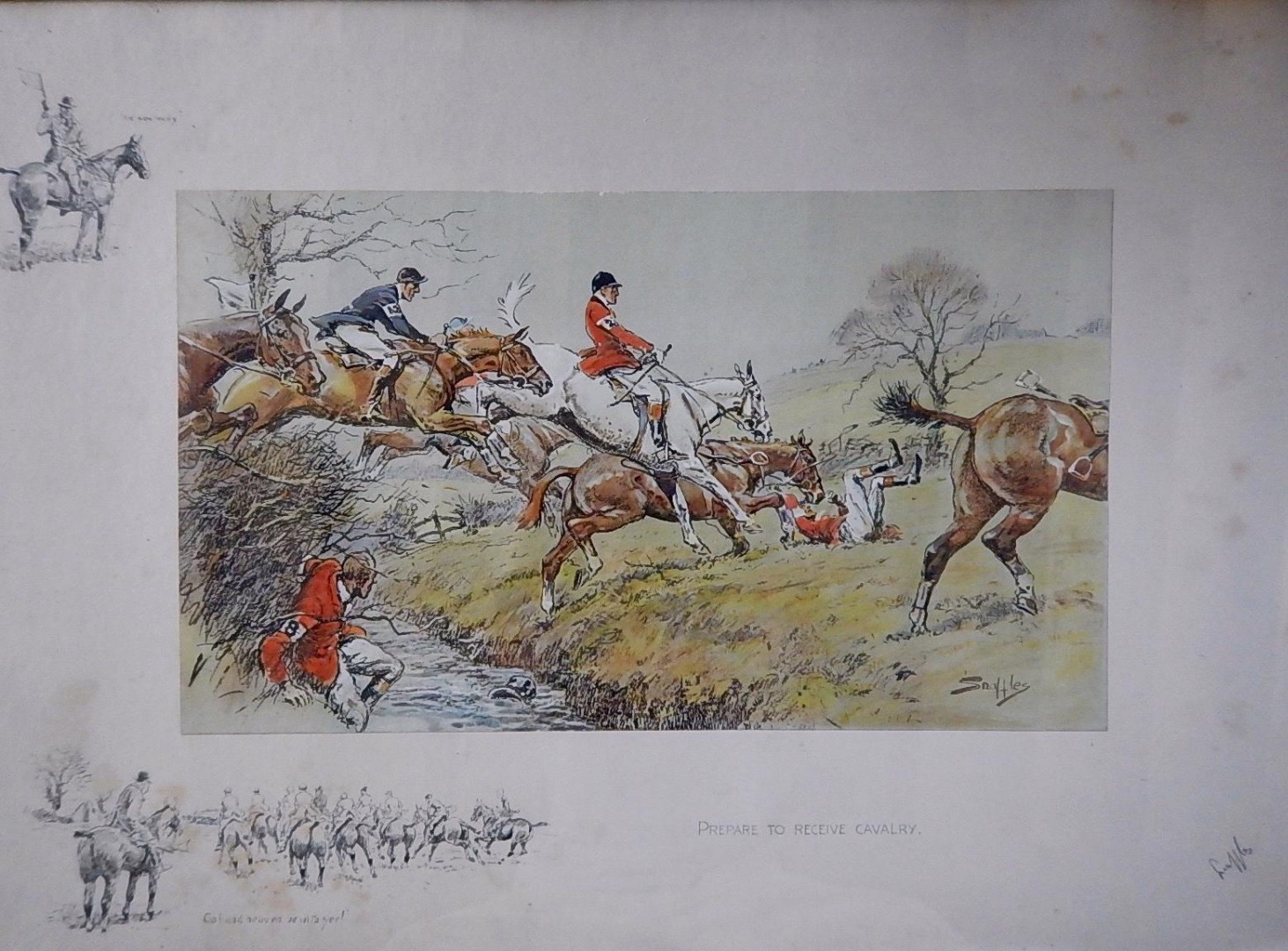 Appraisal: Charles Johnson Payne Snaffles - 'Prepare to receive cavalry' coloured