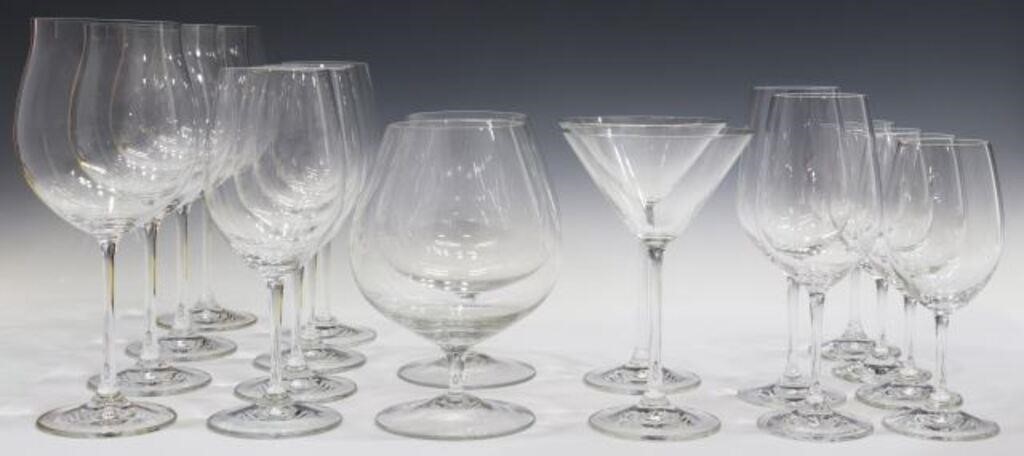 Appraisal: lot of Riedel colorless glass stemware all having acid-etched mark