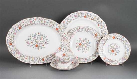 Appraisal: Spode-Copeland china -piece partial dinner service in the ''Shanghai'' pattern