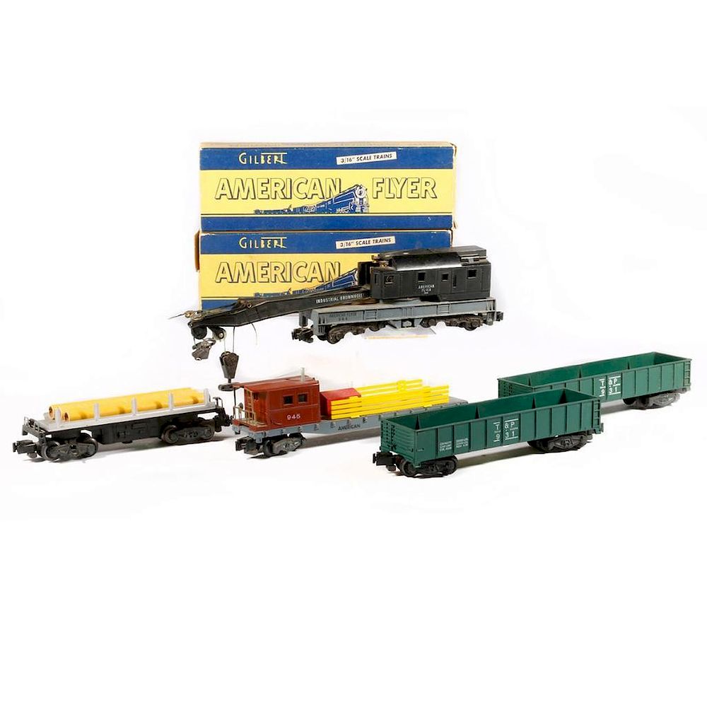 Appraisal: AF S Two Boxed Freight Car Lot AF S gauge