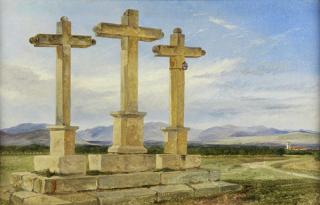 Appraisal: Painting Richard Ansdell Richard Ansdell British - El Calvario de