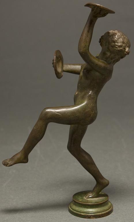 Appraisal: Charles Paillet French - Maenad patinated bronze figure of a