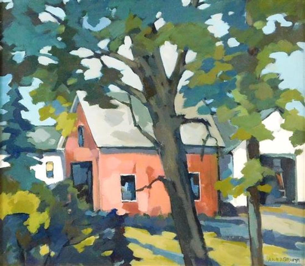 Appraisal: Ann D Grimm Connecticut th C acrylic on panel depicts