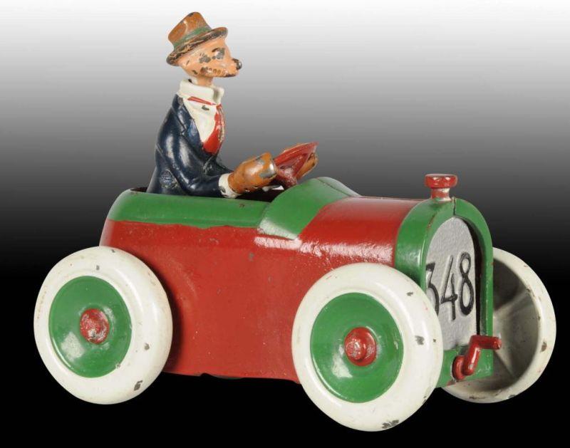 Appraisal: Cast Iron Andy Gump No Car Toy Description Deluxe version