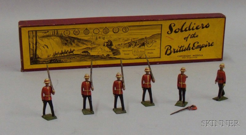 Appraisal: Britains Boxed Set No The Royal Canadian Regiment six pieces