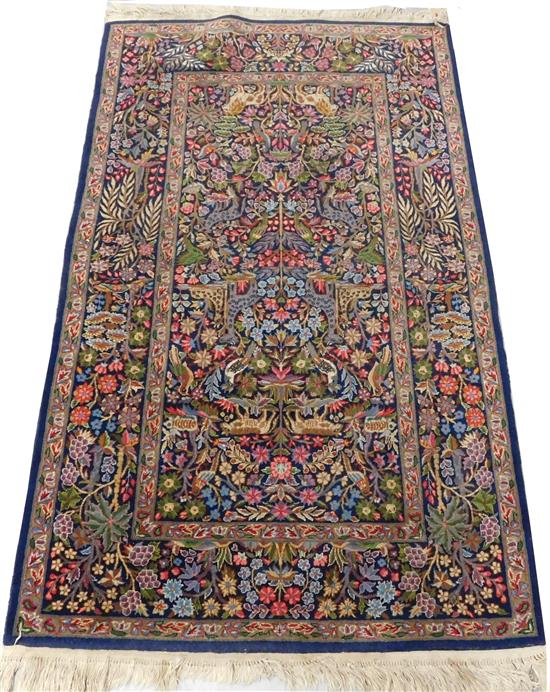 Appraisal: RUG Modern Persian style Tabriz scatter rug depicting Tree of