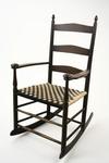 Appraisal: SHAKER ROCKER - th C Mt Lebanon Shaker slat back