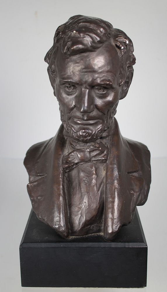 Appraisal: Vintage Bust of Abraham Lincoln Vintage Bust of Abraham Lincoln