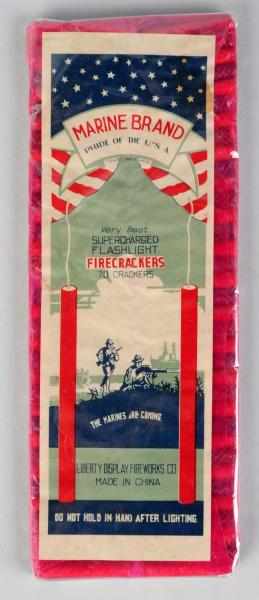 Appraisal: Marine Brand -Pack Firecrackers Class May be the only known