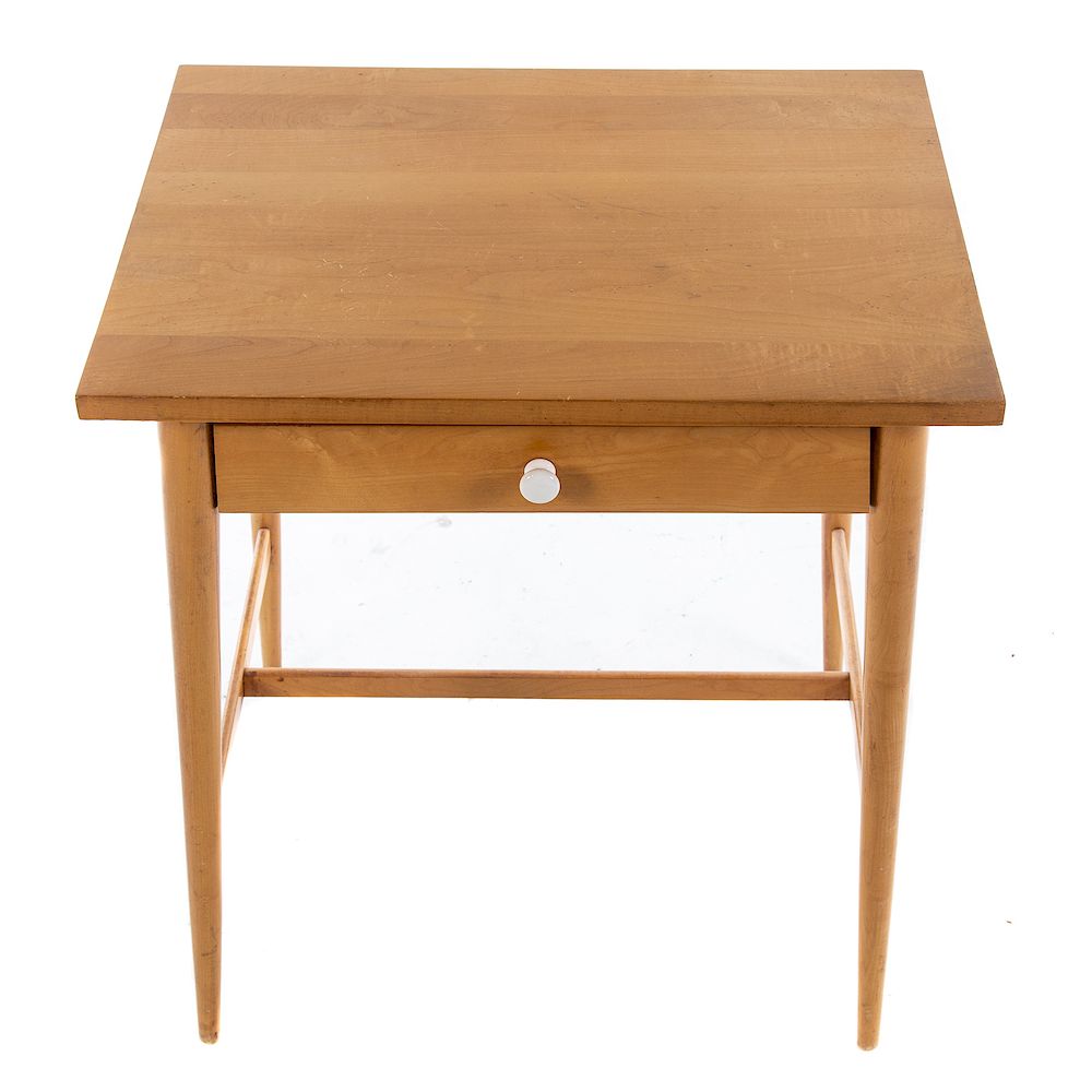 Appraisal: Paul McCobb Maple Side Table Planner Group mid- th century