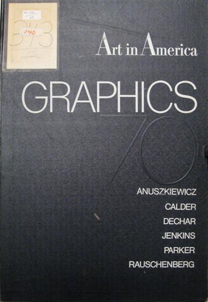 Appraisal: PORTFOLIO ART IN AMERICA GRAPHICS the complete set of six