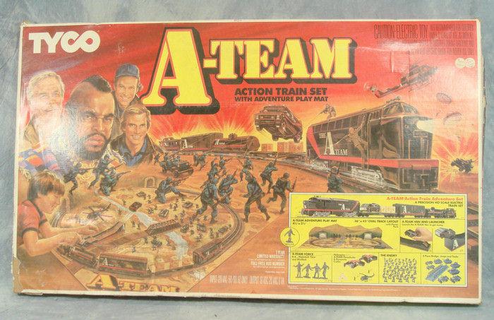 Appraisal: Tyco A-Team Action Train Set Mint in original box in