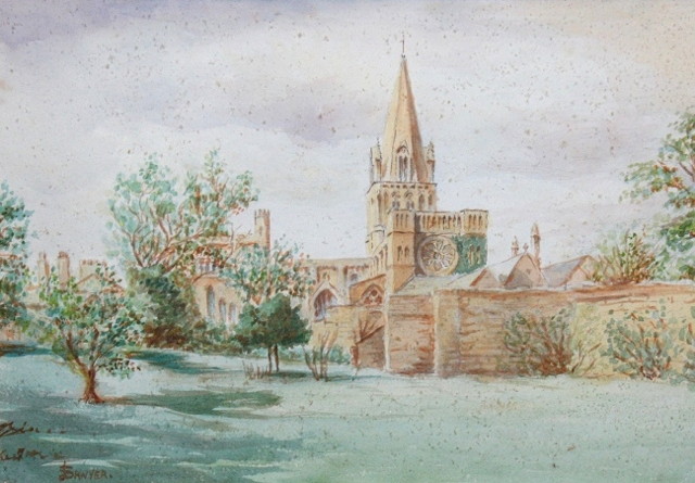 Appraisal: J SAWYER'Christchurch Cathedral Oxford' and 'The Quadrangle St John's College