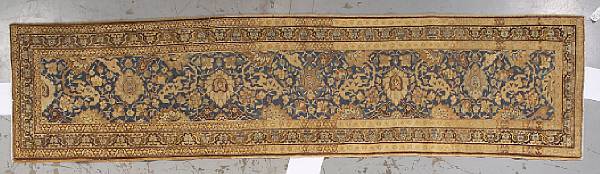 Appraisal: A Tabriz runner Northwest Persia circa size approximately ft in