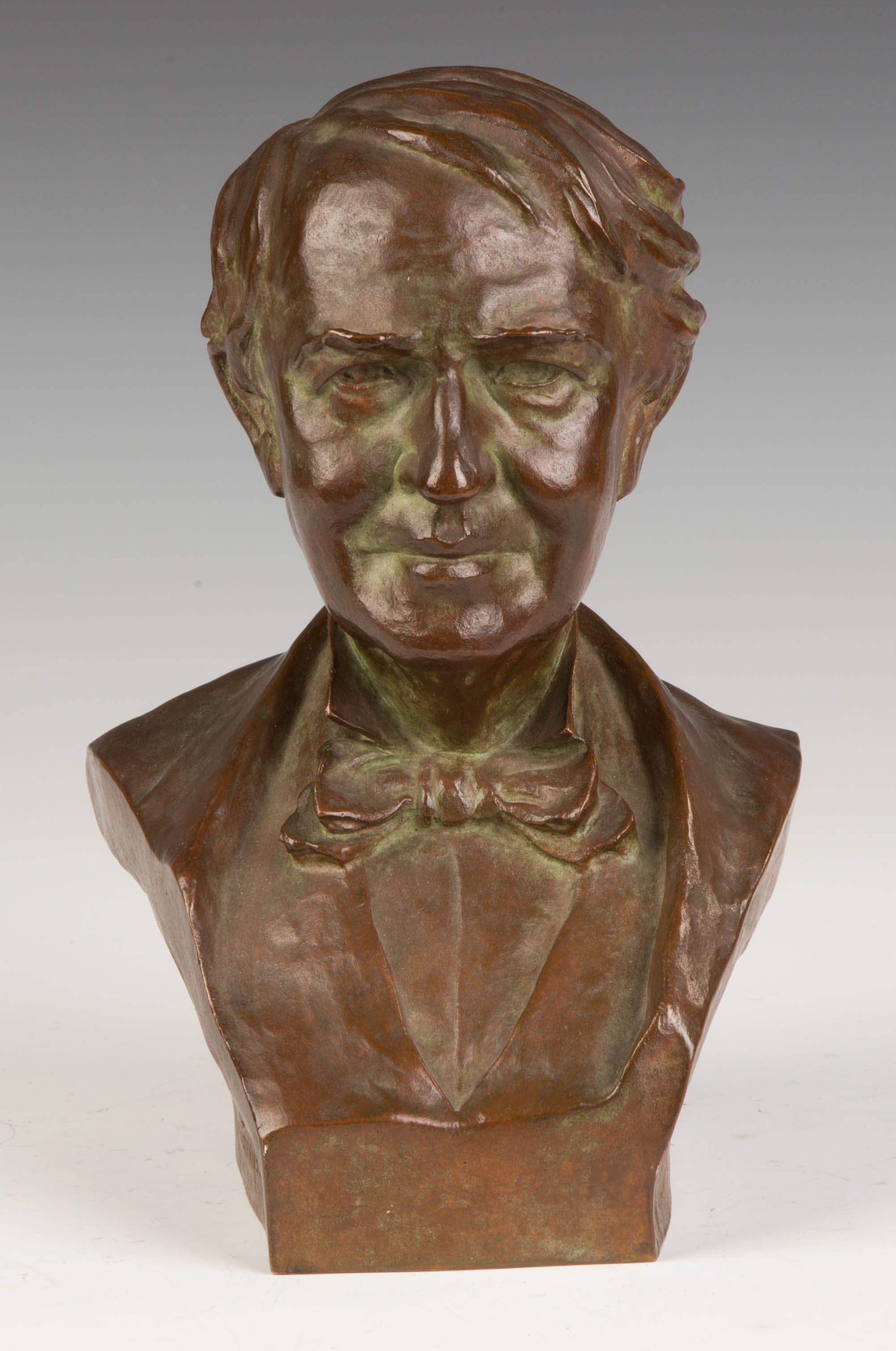 Appraisal: Walter Russell American - Bronze Bust of Thomas Edison