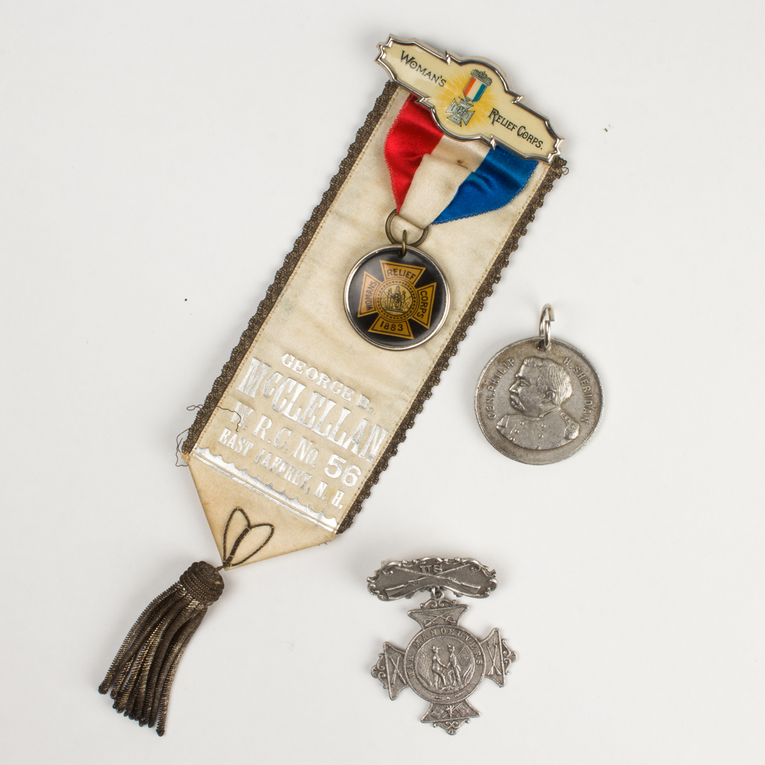 Appraisal: Lot of Medals including Woman's Relief Corps Gen Phillips H