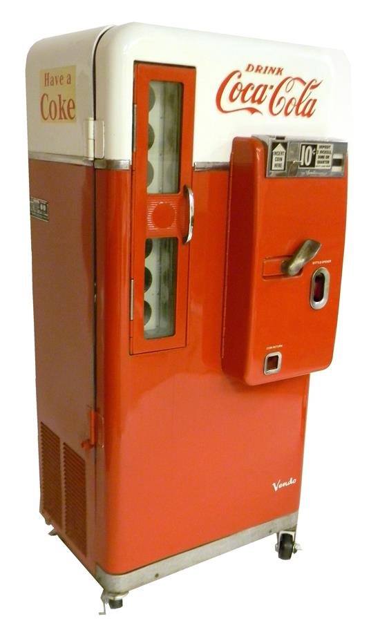 Appraisal: Vendo Coca Cola refrigerated vending machine model number H A