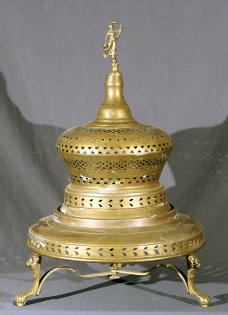 Appraisal: Turkish Brass Brazier Early th Century Height in cm