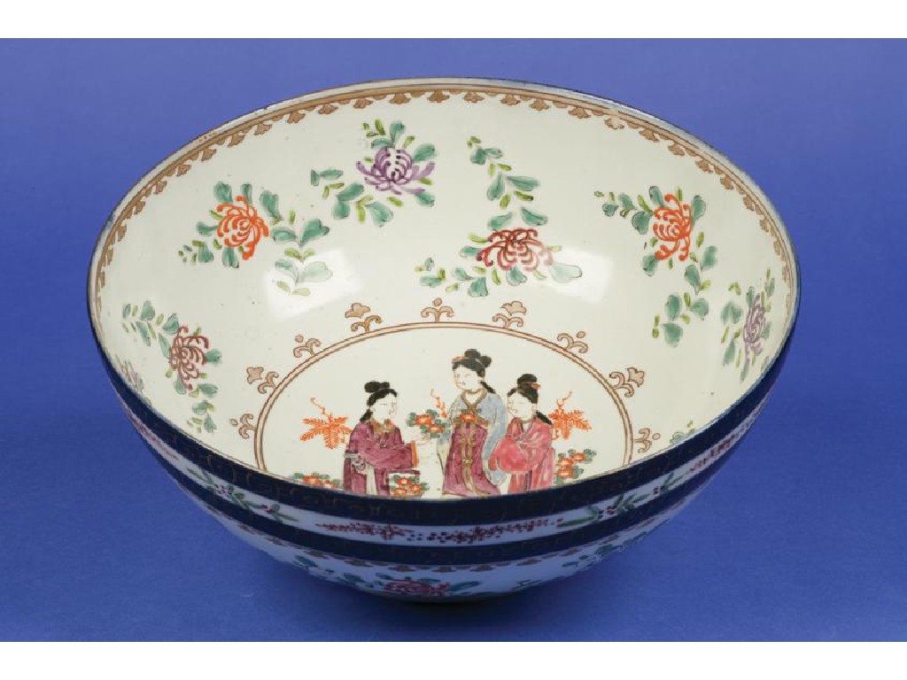 Appraisal: A SAMPSON FAMILLE ROSE BOWL in the Qianlong style with