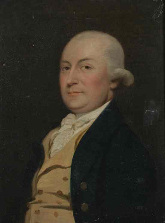 Appraisal: AFTER GILBERT STUART th century PORTRAIT OF A GENTLEMAN oil