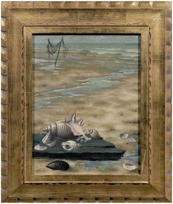 Appraisal: Racoff Rotislaw painting Polish Russian - still life of shells