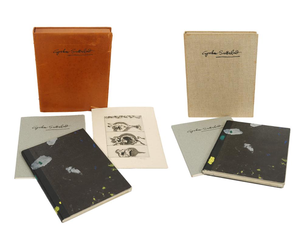 Appraisal: Graham Sutherland United Kingdom - Two sets of sketchbooks in