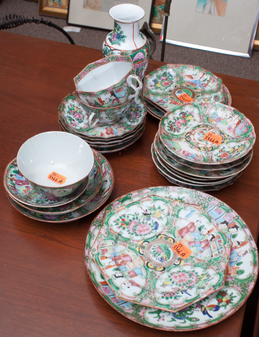 Appraisal: a Assortment of Rose Medallion china