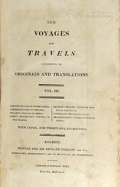 Appraisal: Maps amp Travel Literature New Voyages and Travels Consisting of