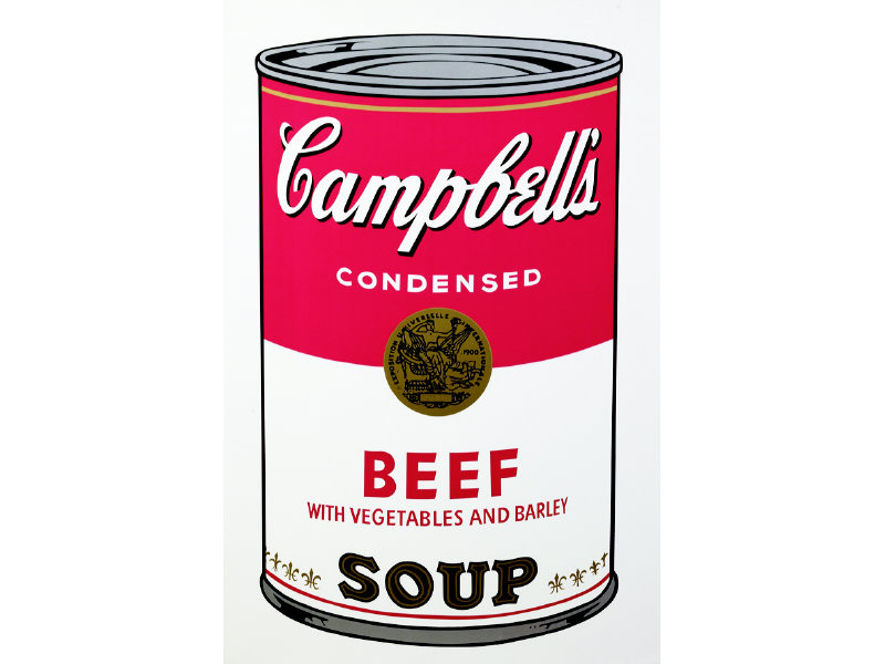 Appraisal: ANDY WARHOL AMERICAN - CAMPBELL'S SOUP I Feldman Schellmann -