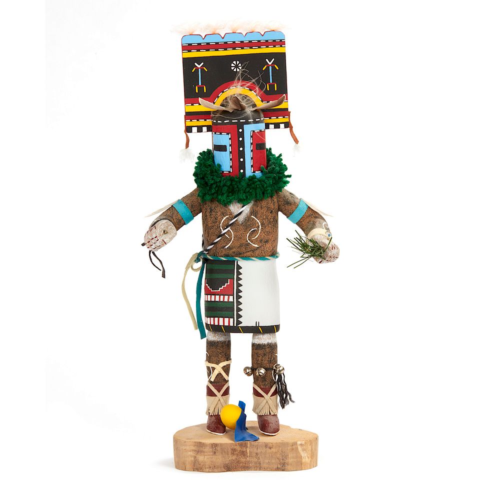 Appraisal: Zuni Ripened Corn Kachina Sio Hemis by Dwight Yazzie Zuni