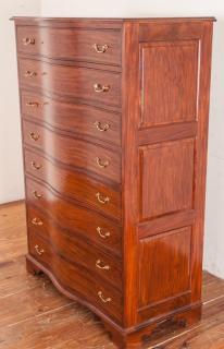 Appraisal: Bench Crafted Exotic Wood Chest of Drawers Bench Crafted exotic