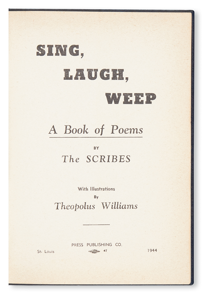 Appraisal: LITERATURE AND POETRY EDMUNDS ALTA EDITOR Sing Laugh Weep a