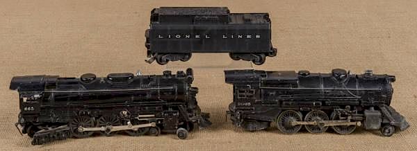 Appraisal: Lionel O gauge Engine and Tender together w Lionel O