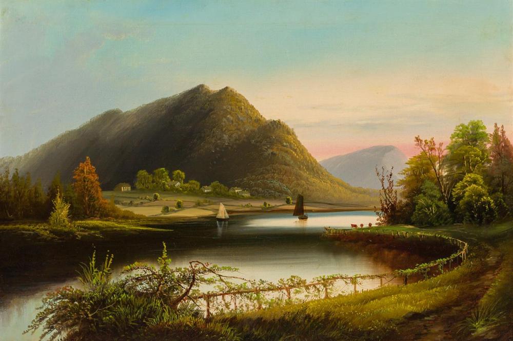 Appraisal: EDMUND C COATES Attributed American - Landscape Possibly Mount Tom