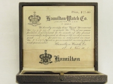 Appraisal: PW s- Hamilton S J with box and papers and