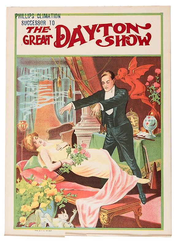 Appraisal: The Great Dayton Show Levitation Stock Poster Stock Poster The