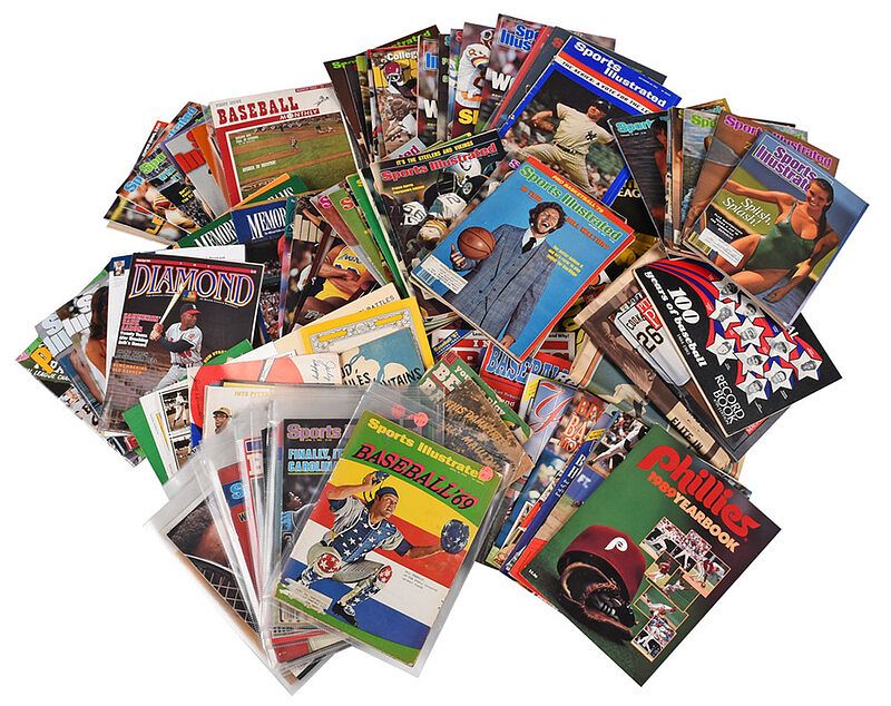 Appraisal: Over Sports Magazines many baseball related most from s through