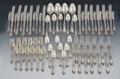 Appraisal: A Partial Set of Reed Barton Amaryllis Sterling Silver Flatware