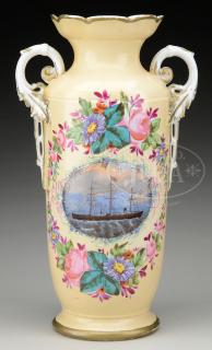 Appraisal: FRENCH PORCELAIN VASE FRENCH PORCELAIN VASE th century France The