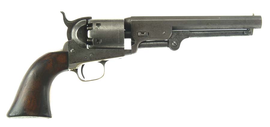 Appraisal: CONFEDERATE PRESENTATION COLT MODEL NAVY REVOLVER A good early war