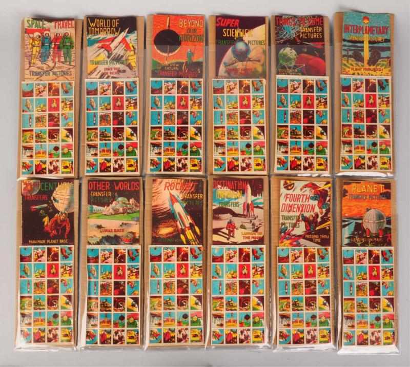 Appraisal: Lot of Space Tattoo Transfer Packs Japanese All on original