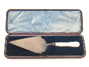 Appraisal: East End interest - a Victorian silver presentation trowel with