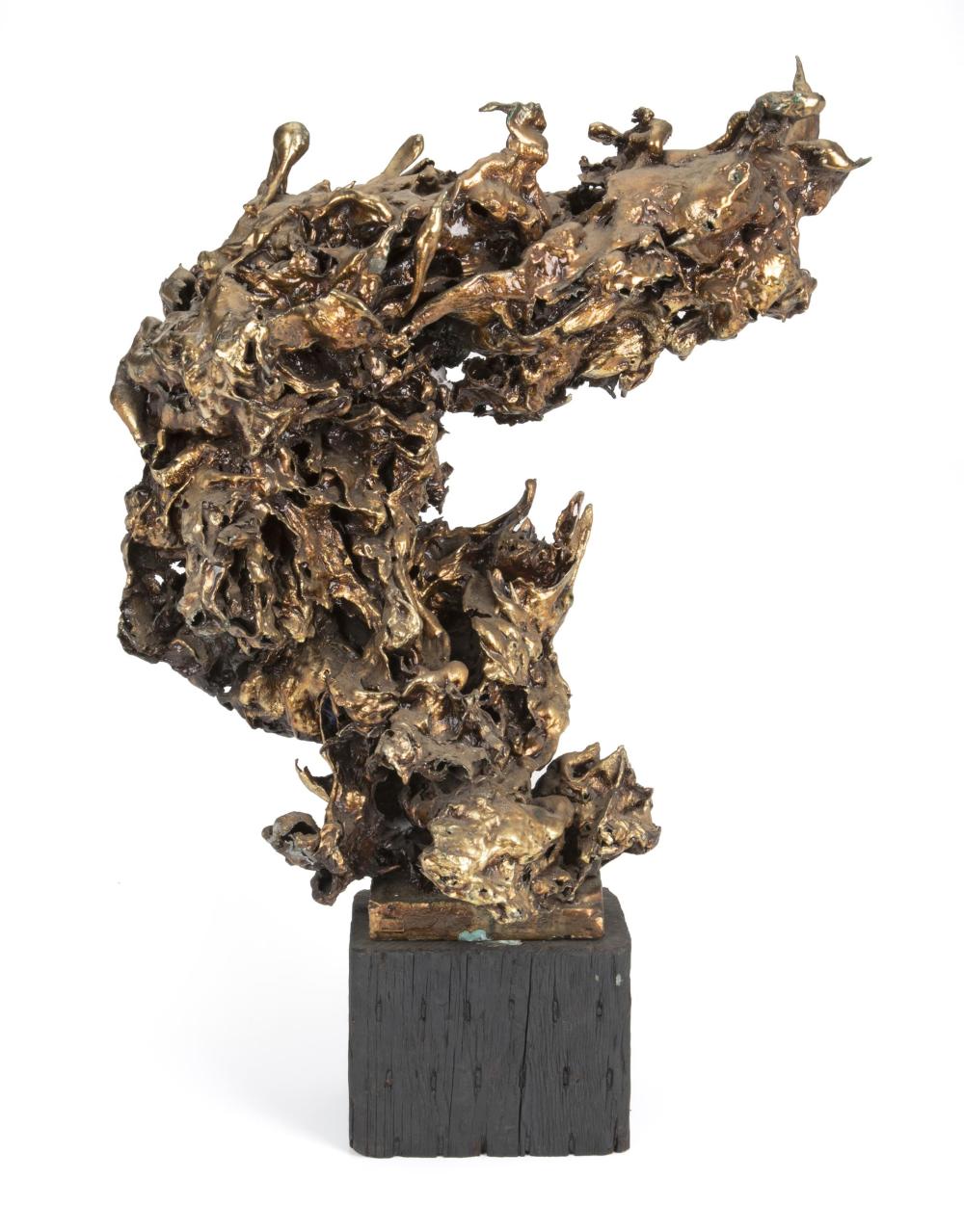 Appraisal: Sascha Brastoff - American Freeform sculpture Mixed media on wood