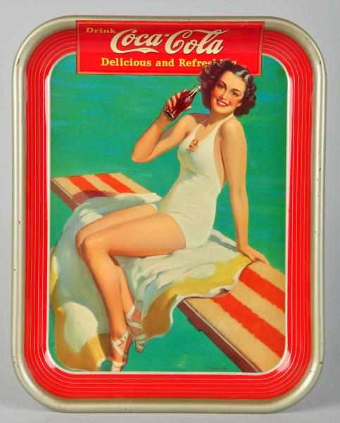 Appraisal: Coca-Cola Serving Tray Tiny paint nick near elbow only miniscule