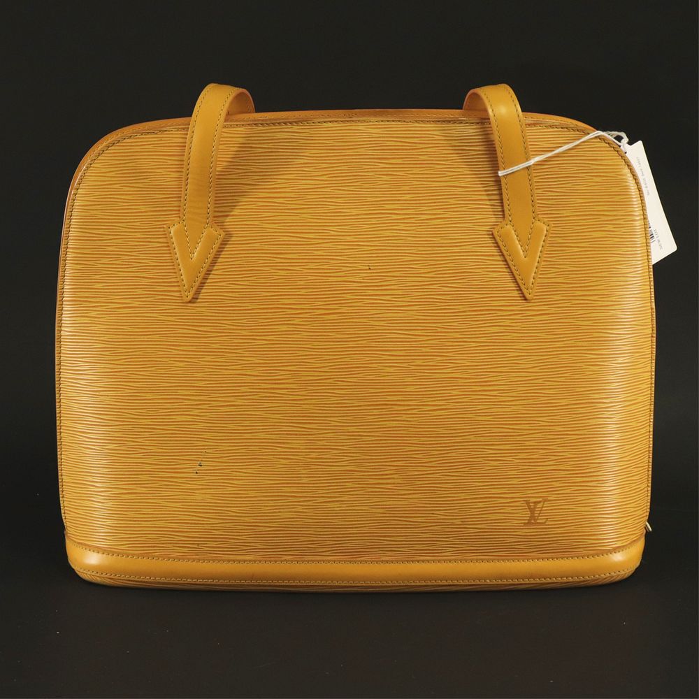 Appraisal: Louis Vuitton - Yellow Epi Leather Lussac Louis Vuitton Lussac